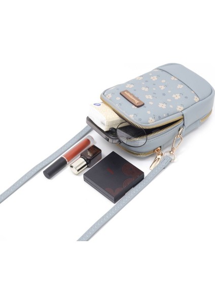 Cep Telefonu Çantası Seyahat Crossbody Küçük Sırt Çantası Kart Tutucu (Yurt Dışından)