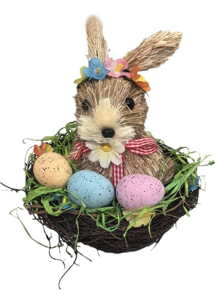 Açı Çiftlik Evi Avlusu Için Dokuma Paskalya Sepeti Figürinleri (Yurt Dışından) fiyatları