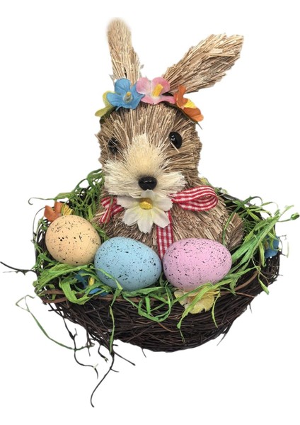 Açı Çiftlik Evi Avlusu Için Dokuma Paskalya Sepeti Figürinleri (Yurt Dışından) modelleri