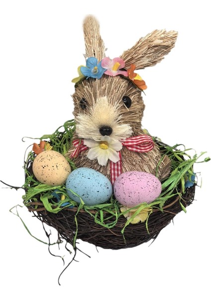 Açı Çiftlik Evi Avlusu Için Dokuma Paskalya Sepeti Figürinleri (Yurt Dışından) fırsatları