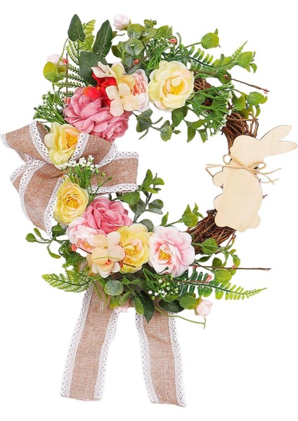 Paskalya Tavşan Çelenk Ön Kapı Yeşillik Çelenk Için Düğün I Ev (Yurt Dışından) modelleri