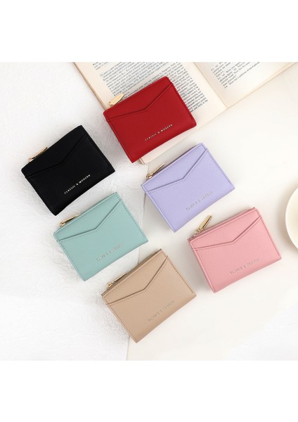 Kadın Kısa Cüzdan Çoklu Kart Yuvası Moda Para Cüzdan (Yurt Dışından)
