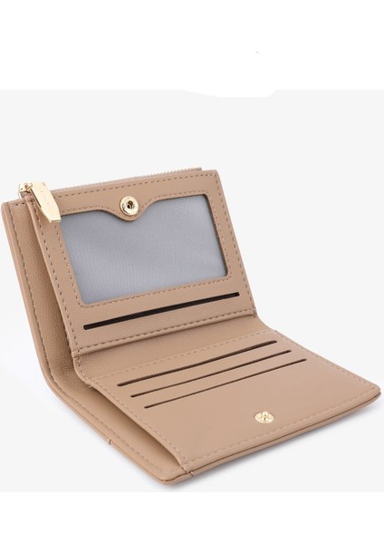 Kısa Kadın Depolama Cüzdanı Madeni Para Cüzdanı Çoklu Kart Yuvası Kart Tutucu (Yurt Dışından) modelleri