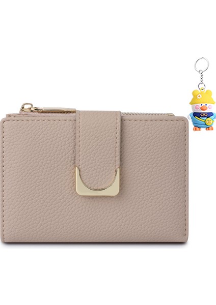 Küçük Cüzdan Bayanlar Kısa Fermuarlı Moda Para Cüzdan Çoklu Kart Yuvası Kart Tutucu (Yurt Dışından)