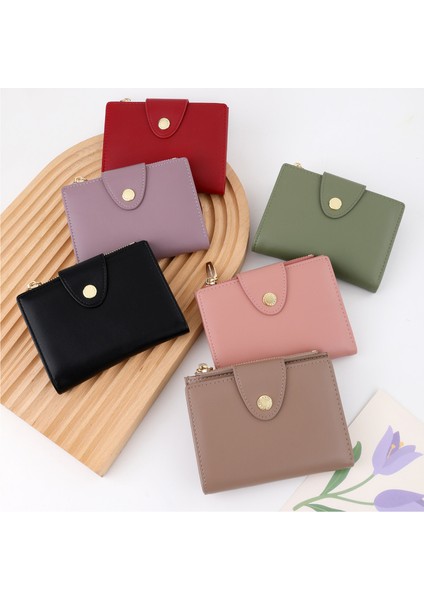 Çok Yönlü Başlangıç Kısa Cüzdan Katlanır Kadın Cüzdan Para Cüzdanı (Yurt Dışından) fiyatları