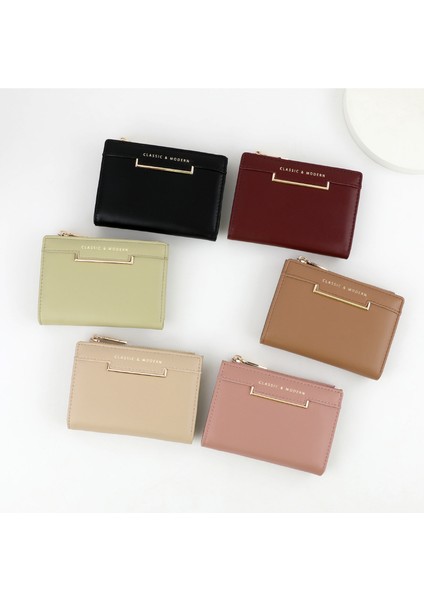 Moda Cüzdan Kız Cüzdanı Kısa Çok Yönlü Para Cüzdanı Kart Tutucu (Yurt Dışından) fiyatları