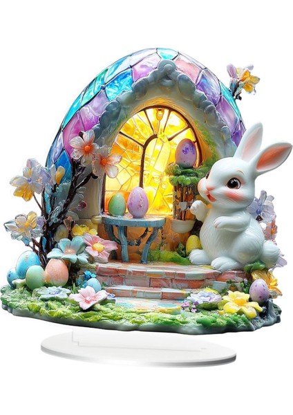 Paskalya Tavşanı Dekorasyon Su Geçirmez Dekoratif (Yurt Dışından) fiyatları