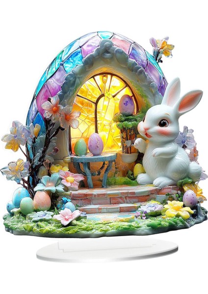 Paskalya Tavşanı Dekorasyon Su Geçirmez Dekoratif (Yurt Dışından) modelleri