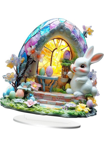 Paskalya Tavşanı Dekorasyon Su Geçirmez Dekoratif (Yurt Dışından) fırsatları