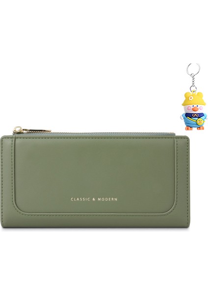 Moda Uzun Büyük Kapasiteli Kadın Cüzdan Kızlar Kart Tutucu Küçük Para Cüzdanı (Yurt Dışından)