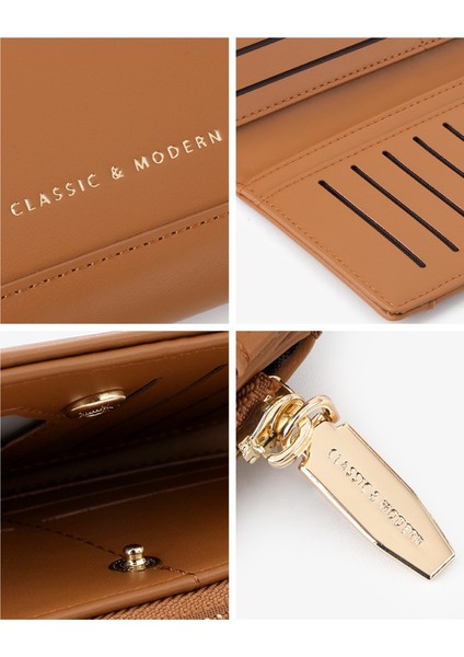Moda Uzun Büyük Kapasiteli Kadın Cüzdan Kızlar Kart Tutucu Küçük Para Cüzdanı (Yurt Dışından) fırsatları