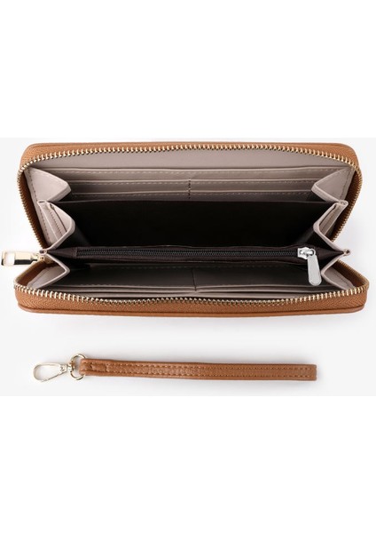 Fermuarlı Kadın Uzun Cüzdan Kadın Moda Madeni Para Cüzdanı Çoklu Kart Yuvası Kart Tutucu (Yurt Dışından) modelleri