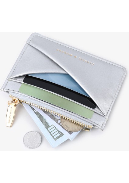 Saklama Mini Para Cüzdanı Kart Tutucu Kart Tutucu Kimlik Çantası Ince Kadın Para Cüzdanı (Yurt Dışından) modelleri