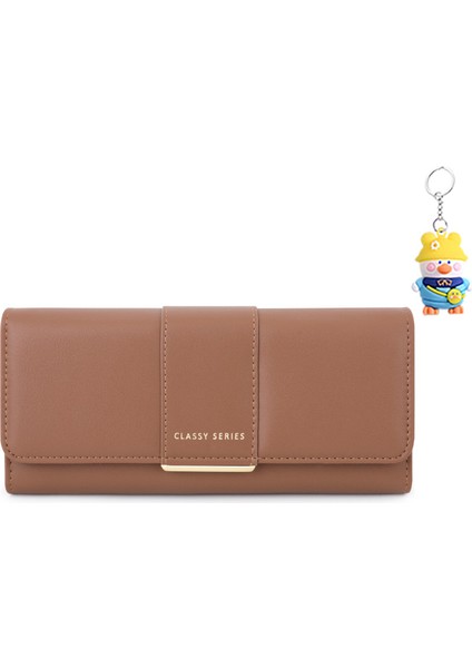 Taşınabilir Depolama Bayanlar Uzun Cüzdan Moda K Çok Kart Yuvası Kart Tutucu Para Cüzdanı (Yurt Dışından)