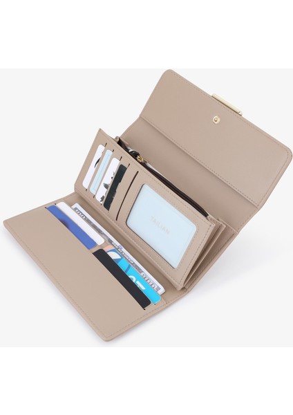 Taşınabilir Depolama Bayanlar Uzun Cüzdan Moda K Çok Kart Yuvası Kart Tutucu Para Cüzdanı (Yurt Dışından) indirimleri