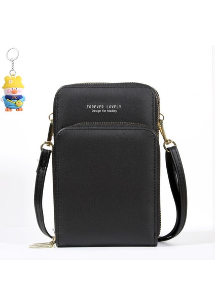Moda Büyük Kapasiteli Crossbody Çanta Çok Fonksiyonlu Cep Telefonu Çantası Kadın Crossbody (Yurt Dışından)