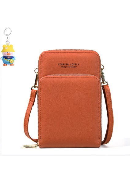 Moda Büyük Kapasiteli Crossbody Çanta Çok Fonksiyonlu Cep Telefonu Çantası Kadın Crossbody (Yurt Dışından)