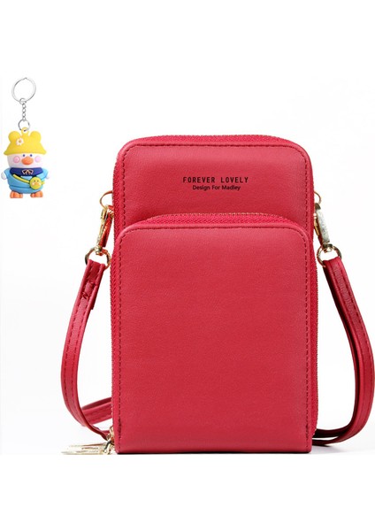 Moda Büyük Kapasiteli Crossbody Çanta Çok Fonksiyonlu Cep Telefonu Çantası Kadın Crossbody (Yurt Dışından)