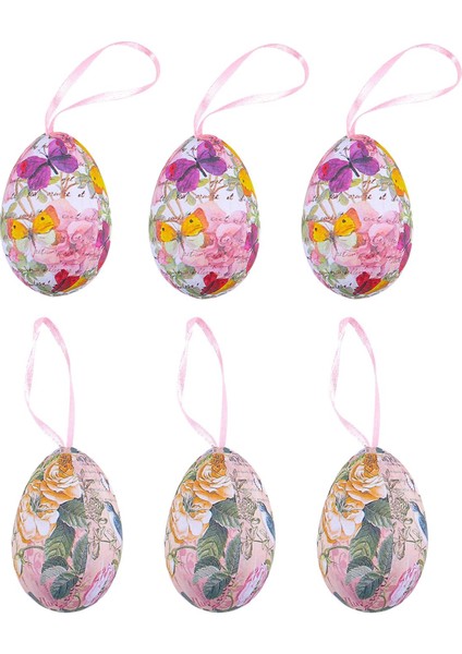 6pcs Paskalya Yumurta Parti Malzemeleri Yumurtalar (Yurt Dışından)