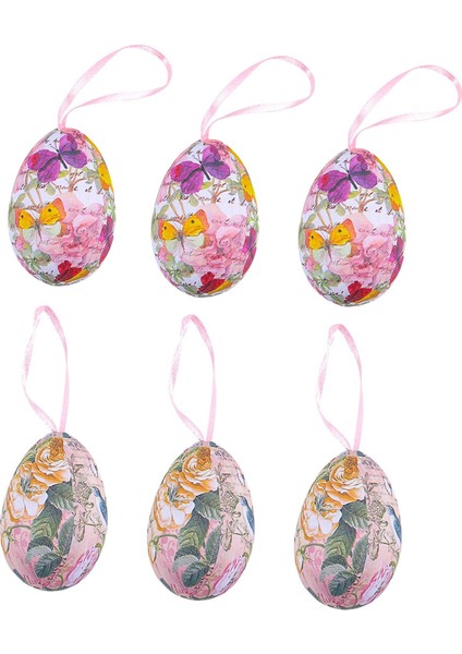 6pcs Paskalya Yumurta Parti Malzemeleri Yumurtalar (Yurt Dışından) modelleri
