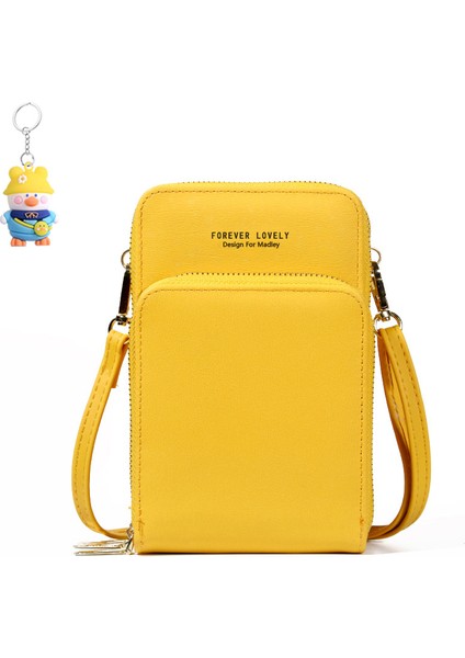 Moda Büyük Kapasiteli Crossbody Çanta Çok Fonksiyonlu Cep Telefonu Çantası Kadın Crossbody (Yurt Dışından)