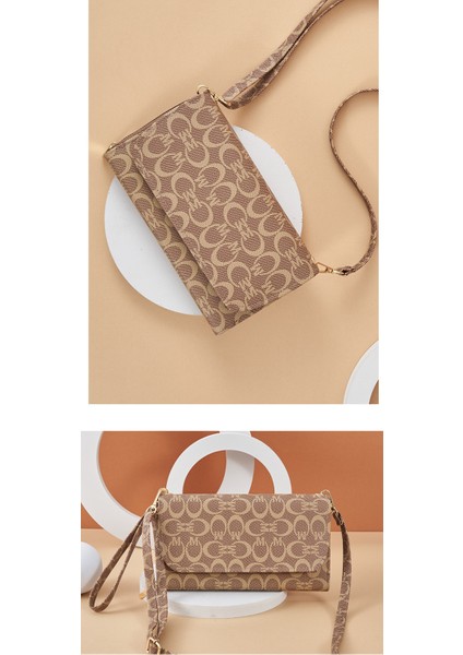 Bayan Omuz Çantası Crossbody Çanta Büyük Kapasiteli Moda Cep Telefonu Çantası Cüzdan (Yurt Dışından) modelleri