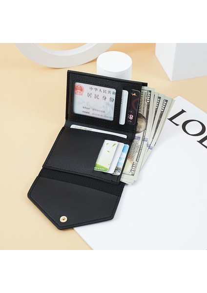 Cüzdan Kısa Bayan Üç Katlı Çoklu Kart Yuvası Para Cüzdanı Para Cüzdanı (Yurt Dışından) modelleri