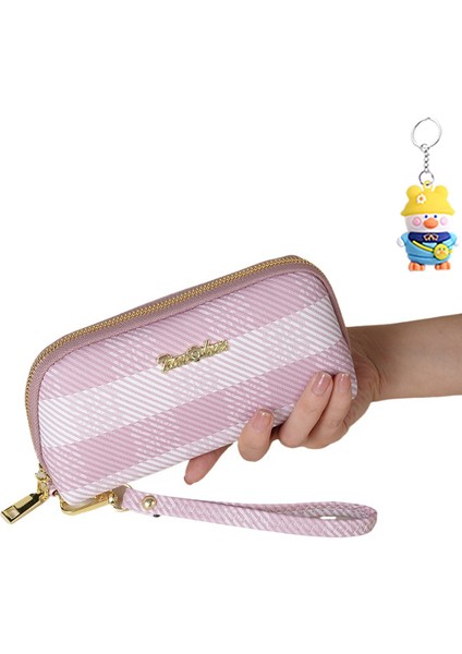 El Çantası Kadın Moda Çok Yönlü Uzun Fermuarlı Cüzdan Büyük Kapasiteli Çok Fonksiyonlu Cüzdan (Yurt Dışından)