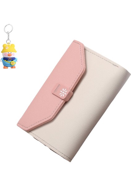 Bayan Cüzdan Basit Kısa Kart Tutucu Çoklu Kart Yuvası Kart Tutucu Cüzdan (Yurt Dışından)