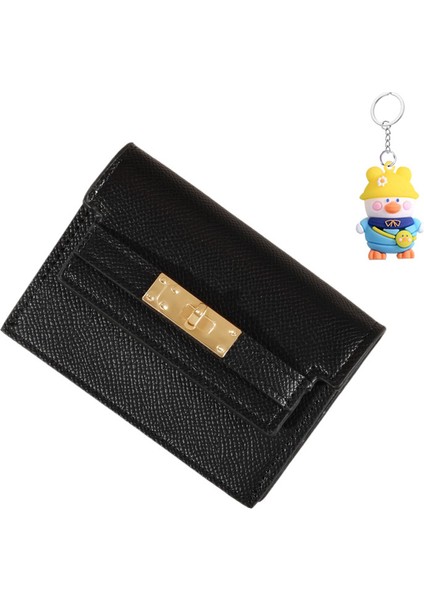 Cüzdan Kadın Para Cüzdanı Basit Kısa Bayan Kart Tutucu Cüzdanı Çoklu Kart Yuvası (Yurt Dışından)