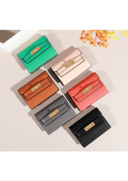 Cüzdan Kadın Para Cüzdanı Basit Kısa Bayan Kart Tutucu Cüzdanı Çoklu Kart Yuvası (Yurt Dışından) fiyatları