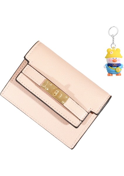 Cüzdan Kadın Para Cüzdanı Basit Kısa Bayan Kart Tutucu Cüzdanı Çoklu Kart Yuvası (Yurt Dışından)