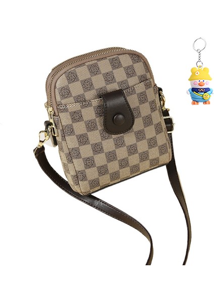 Cep Telefonu Çantası Kadın Crossbody Moda Çok Yönlü Omuz Çantası Mini Küçük Çanta (Yurt Dışından)