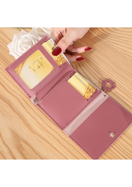 Karikatür Sevimli Cüzdan Kadın Kısa Üç Katlı Kedi Kız Küçük Cüzdan Cüzdan Kadın Toprak Cüzdan El Tutuşu (Yurt Dışından) modelleri