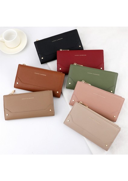 Uzun Cüzdan Depolama Kartı Tutucu Bayan Para Cüzdanı Kart Tutucu (Yurt Dışından) fiyatları