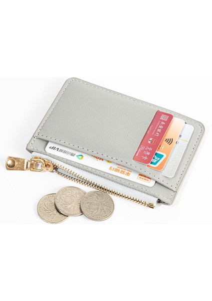 Kızlar Fermuarlı Kısa Madeni Para Çantası Çoklu Kart Yuvası Kart Tutucu Değişim Madeni Para Tutucu (Yurt Dışından) fırsatları