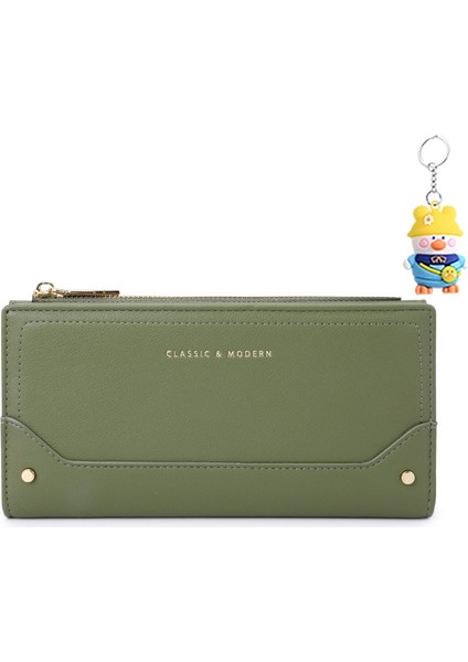 Uzun Cüzdan Depolama Kartı Tutucu Bayan Para Cüzdanı Kart Tutucu (Yurt Dışından)