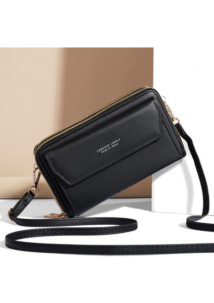 Bayanlar Cüzdanı Büyük Kapasiteli Çok Fonksiyonlu Omuz Çantası Orta Uzunluk Düşüş Çantası Para Çantası (Yurt Dışından) indirimleri