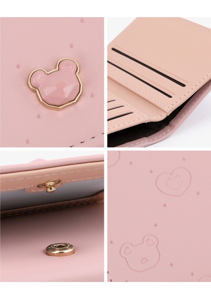 Moda Kızlar Sevimli Para Cüzdan Ayı Cüzdan Kart Tutucu (Yurt Dışından) modelleri