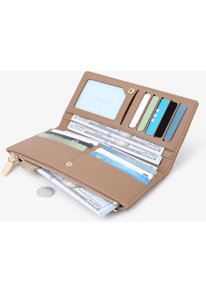 Uzun Cüzdan Depolama Kartı Tutucu Bayan Para Cüzdanı Kart Tutucu (Yurt Dışından) fırsatları