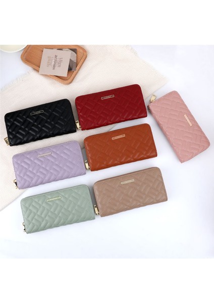 Büyük Kapasiteli Fermuarlı Uzun Klip Bayan Cüzdan Kadın Uzun Para Cüzdanı Kart Tutucu (Yurt Dışından) fiyatları
