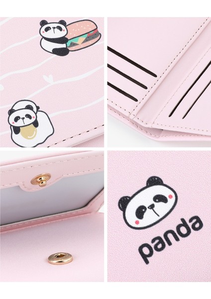Çok Yönlü Cüzdan Sevimli Panda Kız Küçük Bozuk Para Cüzdanı Kart Tutucu Kart (Yurt Dışından) indirimleri