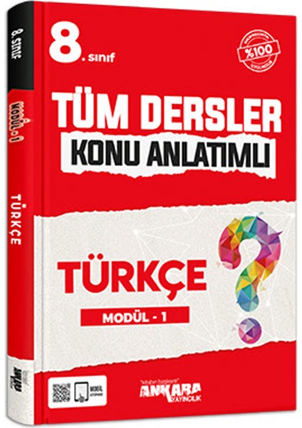 8.Sınıf Tüm Dersler Konu Anlatımlı Türkçe Modül