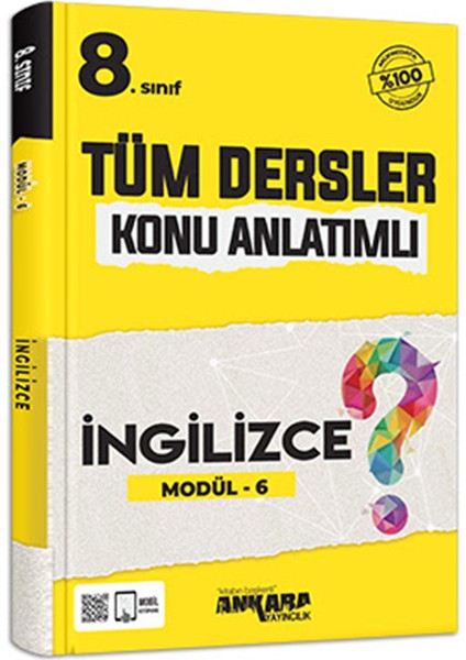 8. Sınıf Tüm Dersler Konu Anlatımlı İngilizce M