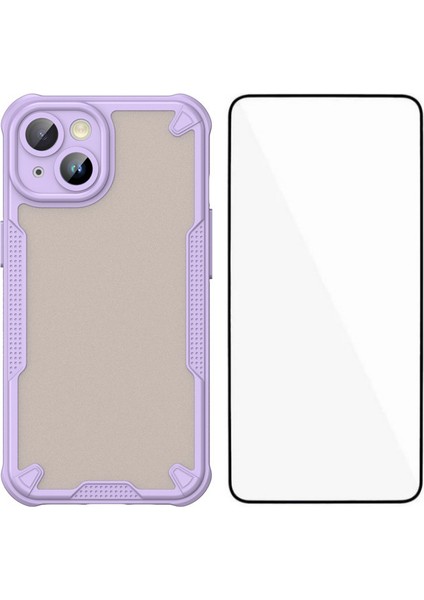 iPhone 15 Ekran Filmli Anti Drop Tpu Telefon Arka Kapağı (Yurt Dışından)