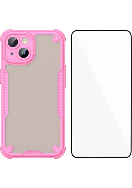 iPhone 15 Ekran Filmli Anti Drop Tpu Telefon Arka Kapağı (Yurt Dışından)