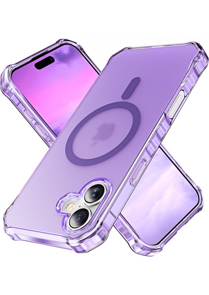 iPhone 16 Plus Küçük Dalgalı Kenarlı Pc + Tpu Telefon Kılıfı Magsafe ile Uyumlu (Yurt Dışından)