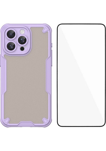 iPhone 15 Pro Max Ekran Filmli Anti Drop Tpu Telefon Arka Kapağı (Yurt Dışından)