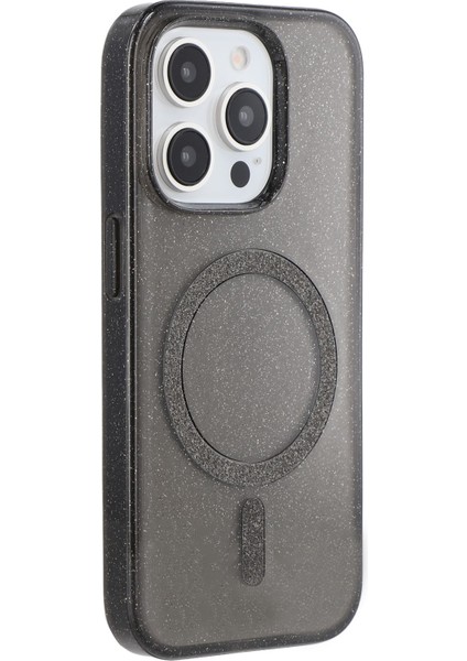 iPhone 14 Pro Max Pc + Tpu Parıltılı Telefon Kılıfı Magsafe ile Uyumlu (Yurt Dışından)