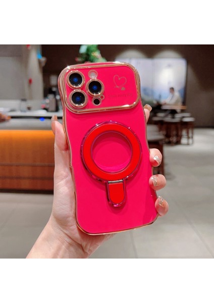 iPhone 16 Pro Max Kickstand'lı Tpu Telefon Arka Kapağı (Yurt Dışından)